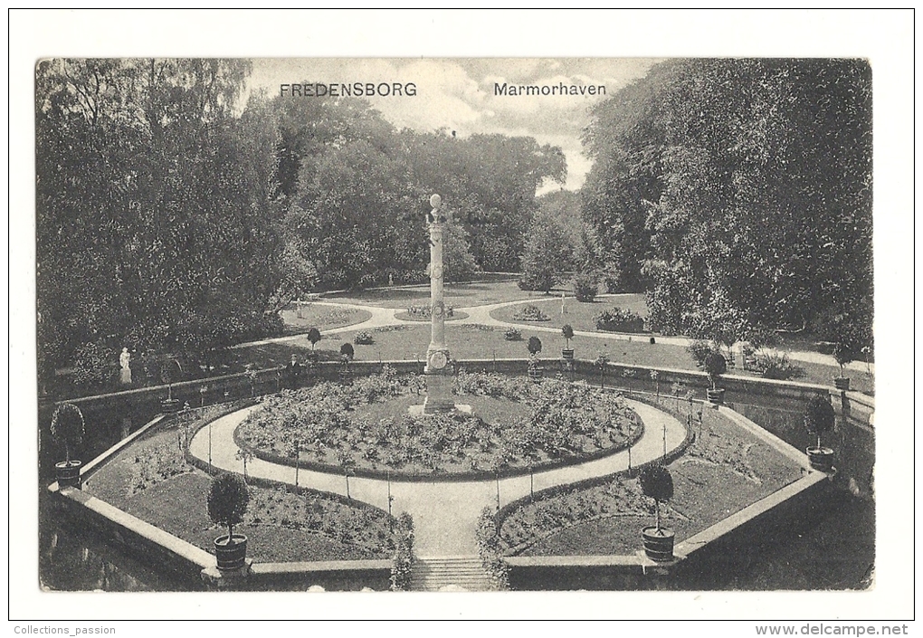 Cp, Danemark, Fredensborg, Marmorhaven, Voyagée 1906 - Denmark