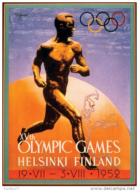 Olympic games COMPLETE POSTCARD COLLECTION - SIZE 15X10 REPRODUCTION