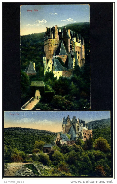 2 X Burg Eltz Im Moseltal  -  Ansichtskarten Ca.1919    (3333) - Mayen