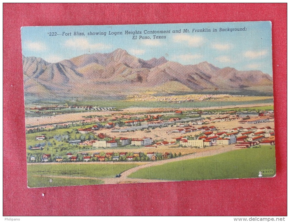 Texas> El Paso  Fort Bliss  Not Mailed     Ref-1337 - El Paso