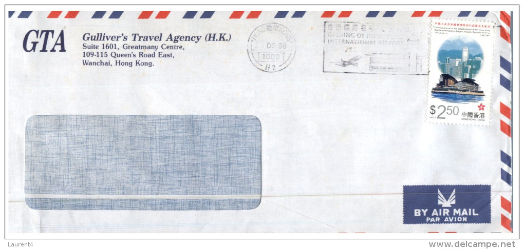 (PF 950) Hong Kong To Australia Commercial Letter - Lettres & Documents