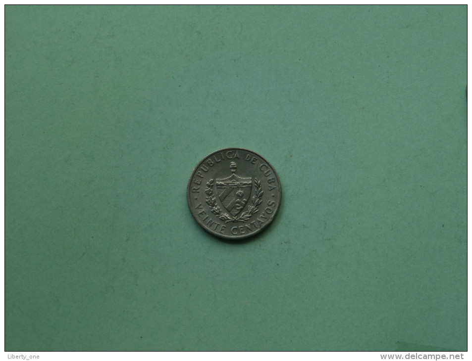 1962 - Veinte Centavos / KM 31 ( For Grade, Please See Photo ) !! - Cuba