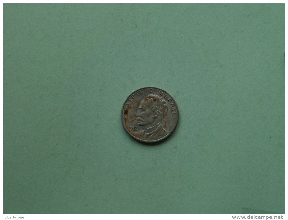 1962 - Veinte Centavos / KM 31 ( For Grade, Please See Photo ) !! - Cuba