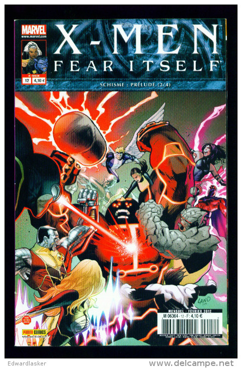 X-MEN N°12 - Février 2012 - Fear Itself - Panini Comics - Très Bon état - XMen