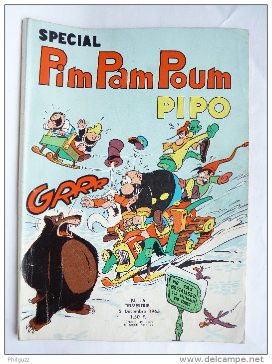 PIM PAM POUM PIPO  SPECIAL  N°16 PETIT FORMAT 1967 (2) - Pim Pam Poum