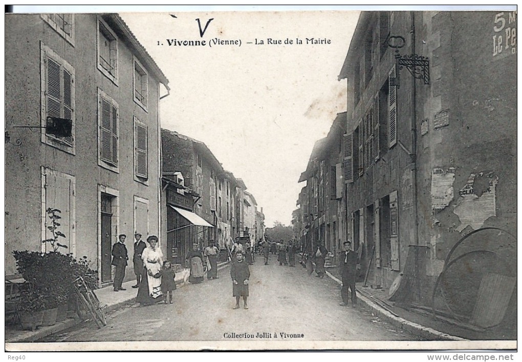 D86 - VIVONNE - La Rue De La Mairie - Vivonne