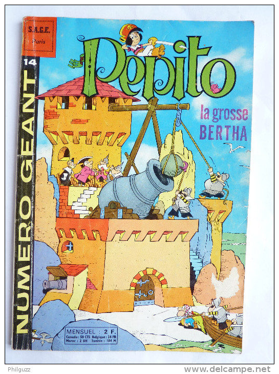 PEPITO  MAGAZINE N° 14 SAGEDITION 2ème Série Numéro Géant - Sagédition