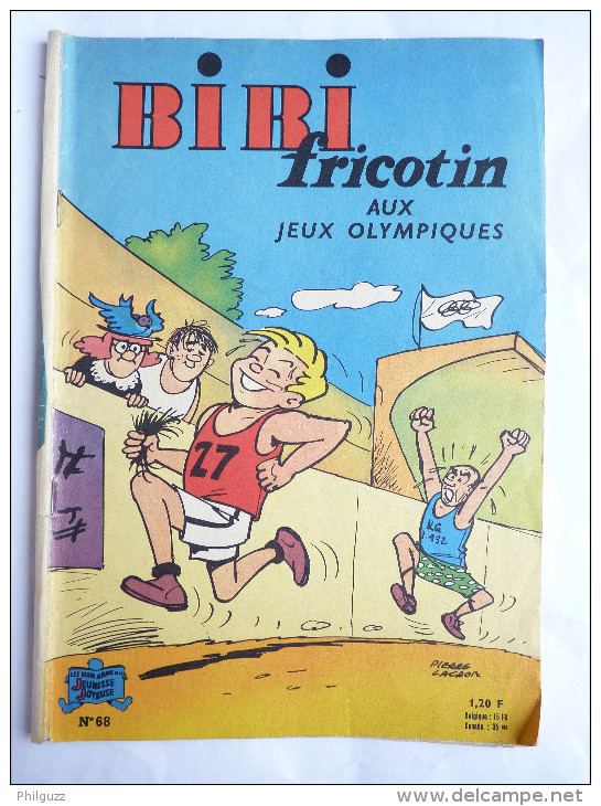 BIBI ET FRICOTIN 68 - AU JEUX OLYMPIQUES -  LACROIX EDITION ORIGINALE 1964 - Bibi Fricotin