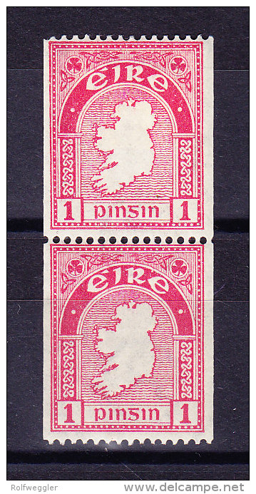 Irland - Rollenmarken SG.# 72c In Paar */ ** - Unused Stamps