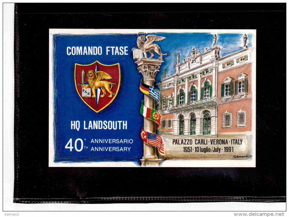 TEM12671  -   VERONA 10.7.1991   /  40° ANN. COMANDO F.T.A.S.E. - NATO