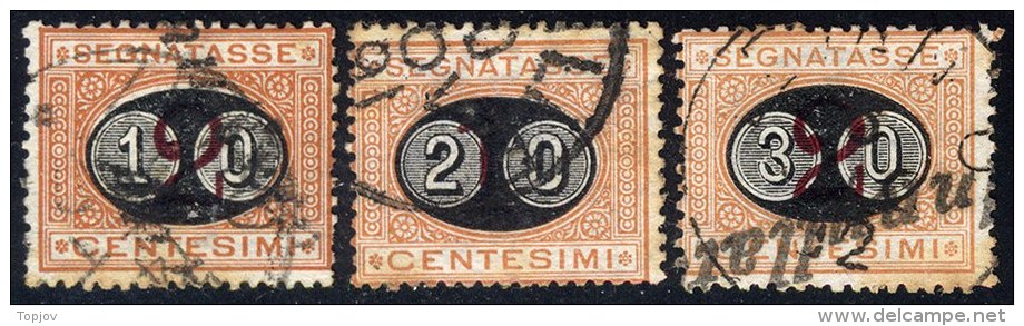ITALIA -  SEGNATASSE - Used - 1890 - Strafport