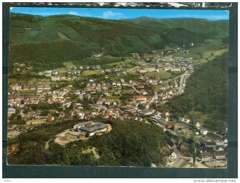 Cpsm Gf -   5970  Plettenberg / Sauerland -  Blick Zur Jugendburg U. Krankenhaus  Au5402 - Plettenberg