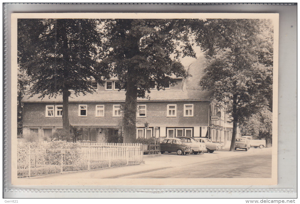 5940 LENNESTADT - SAALHAUSEN, Gaststätte, NSU PRINZ, Photo-AK - Lennestadt