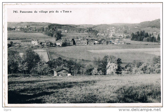 Panorama Du Village Pris Du "Tona". Huize "Vacantiegenot". - Rendeux