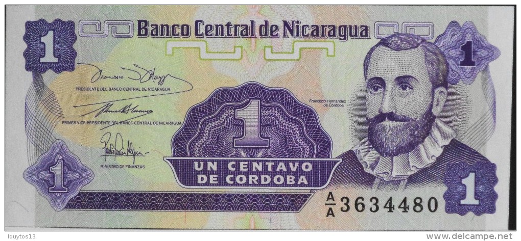 Lot De 2 BILLETS De BANQUE NEUFS - Nicaragua