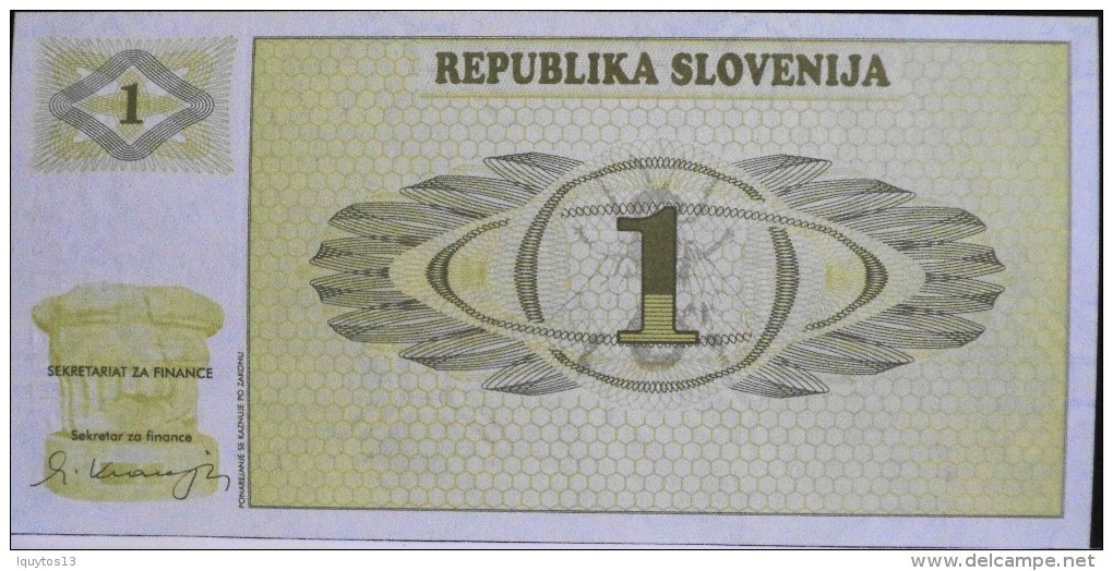 Lot De 2 BILLETS De BANQUE NEUFS - Slovenia