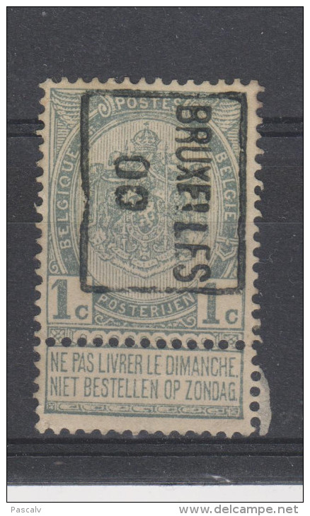 BRUXELLES 1900 - Roller Precancels 1900-09