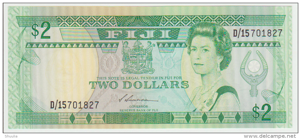 Fiji 2 Dollar 1988 Pick 87 UNC - Fidji