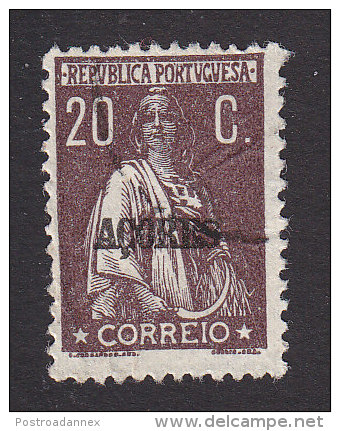 Azores, Scott #191, Used, Ceres Overprinted, Issued 1920 - Azores