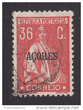 Azores, Scott #200, Used, Ceres Overprinted, Issued 1921 - Azores