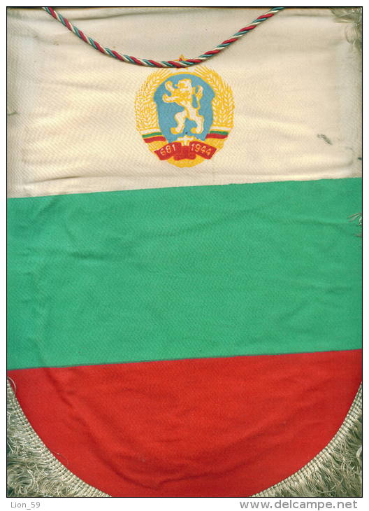 W168 / SPORT - Wrestling Lutte Ringen 1980 - 22.5 X 30 Cm. Wimpel Fanion Flag Bulgaria Bulgarie Bulgarien Bulgarije - Andere & Zonder Classificatie