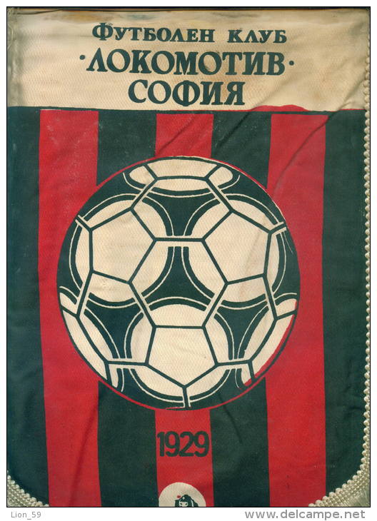 W173 / AUTOGRAPH - SPORT - PFC Lokomotiv Sofia Soccer Fussball Calcio - 23.5 X 33 Cm. Wimpel Fanion Flag Bulgaria - Autogramme