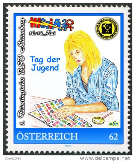 Personalisierte Briefmarke PM 8109984 TAG DER JUGEND HIBRIA 2014 - Persoonlijke Postzegels