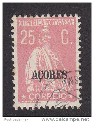 Azores, Scott #195, Used, Ceres Overprinted, Issued 1923 - Azoren