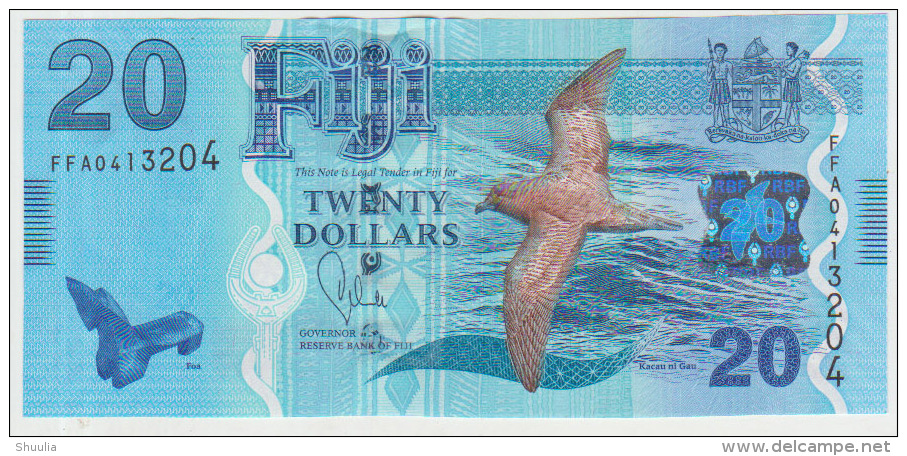 Fiji 20 Dollar 2012 Pick 117 UNC - Fidji