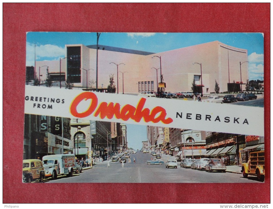 F - Nebraska> Omaha   M/V Street View  1962 Cancel  Ref-1338 - Omaha