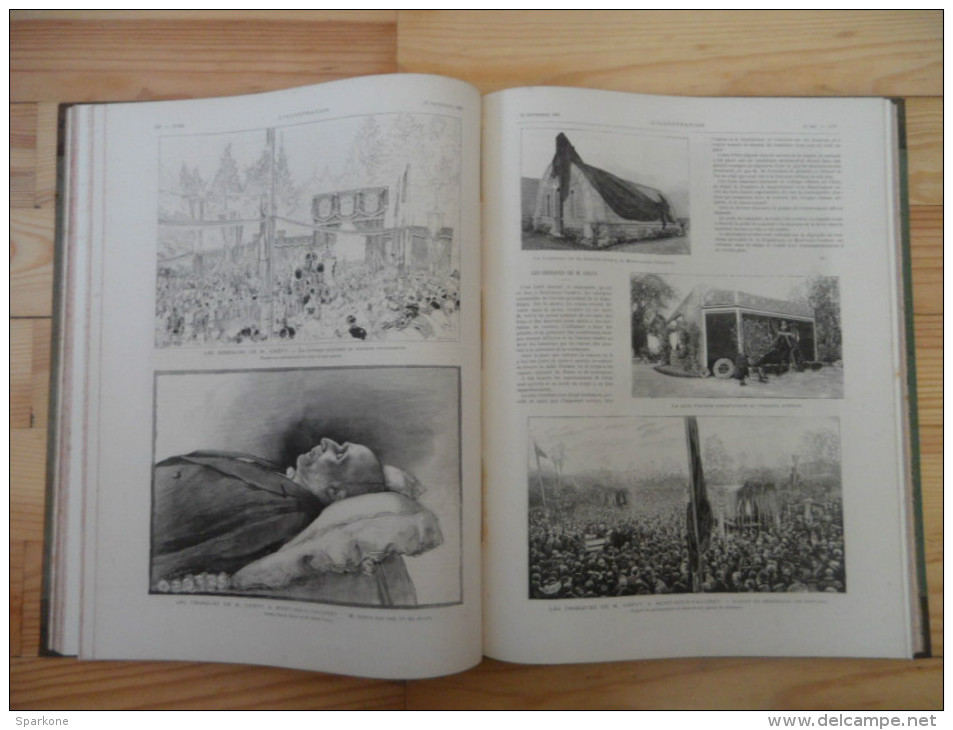 L'illustration,  "relié"  du 1 Juillet au 31 Décembre 1891  Tome 2  (Gravures)