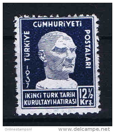 Turquie /Turkey: 1937 Isf. 1357 ,Mi Nr 1013 , MH/* - Unused Stamps