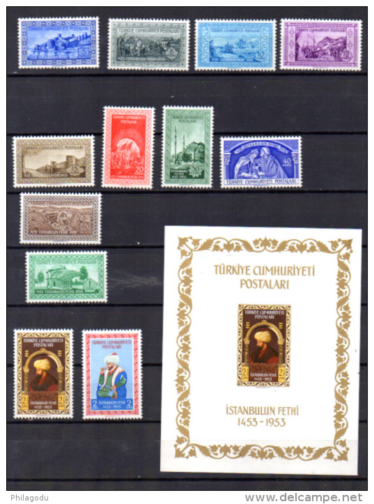 500e De La Prise De Constantinople,  1175 / 1186** + BF 5**, Cote 290 € - Airmail