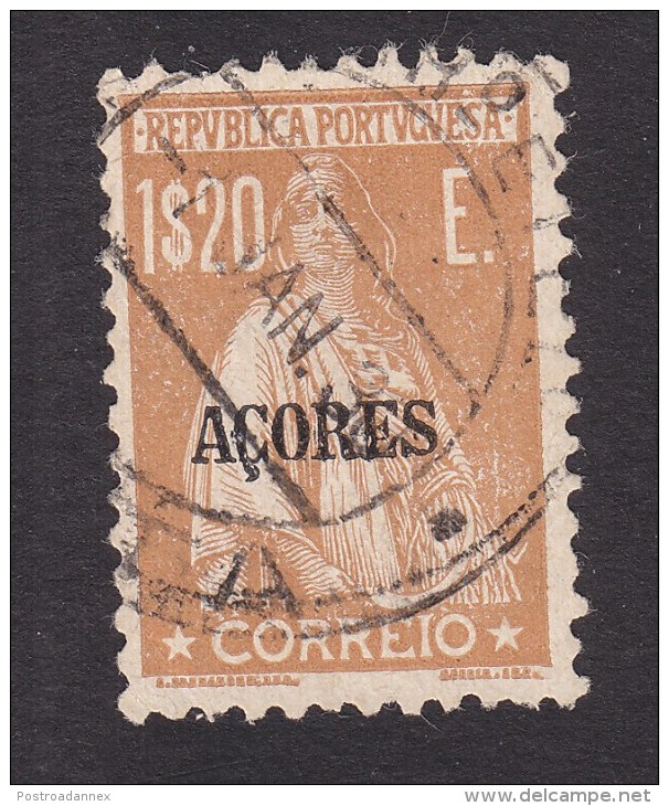 Azores, Scott #226, Used, Ceres Overprinted, Issued 1924 - Açores