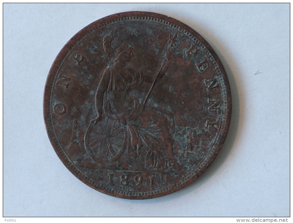 Grande-Bretagne 1 Penny 1891 - D. 1 Penny