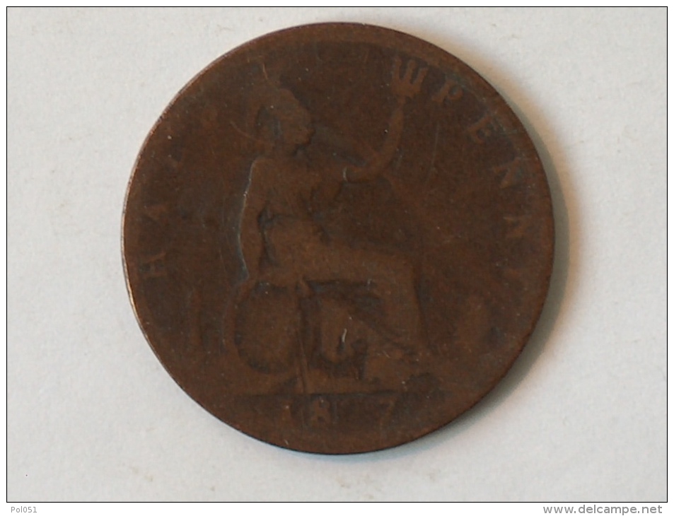 Grande-Bretagne 1/2 Half Penny 1877 - C. 1/2 Penny