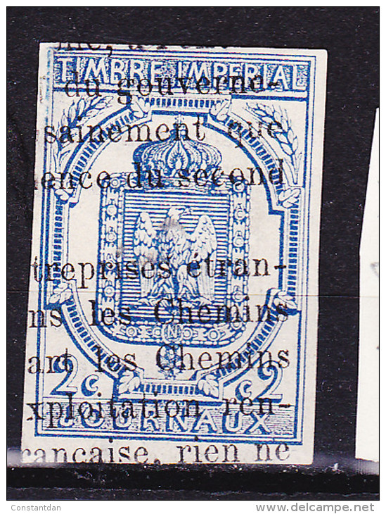 FRANCE TIMBRE POUR JOURNEAUX N° 1 2C BLEU OBL - Journaux