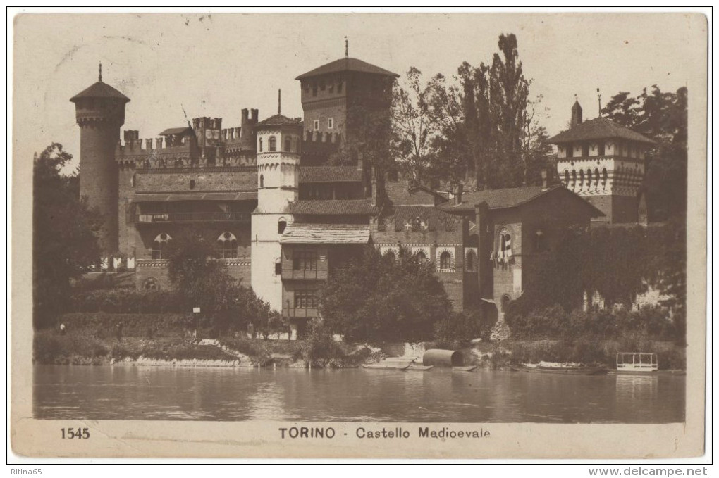 TO17 !!! TORINO CASTELLO MEDIOEVALE 1922 F.P. !!! - Autres Monuments, édifices