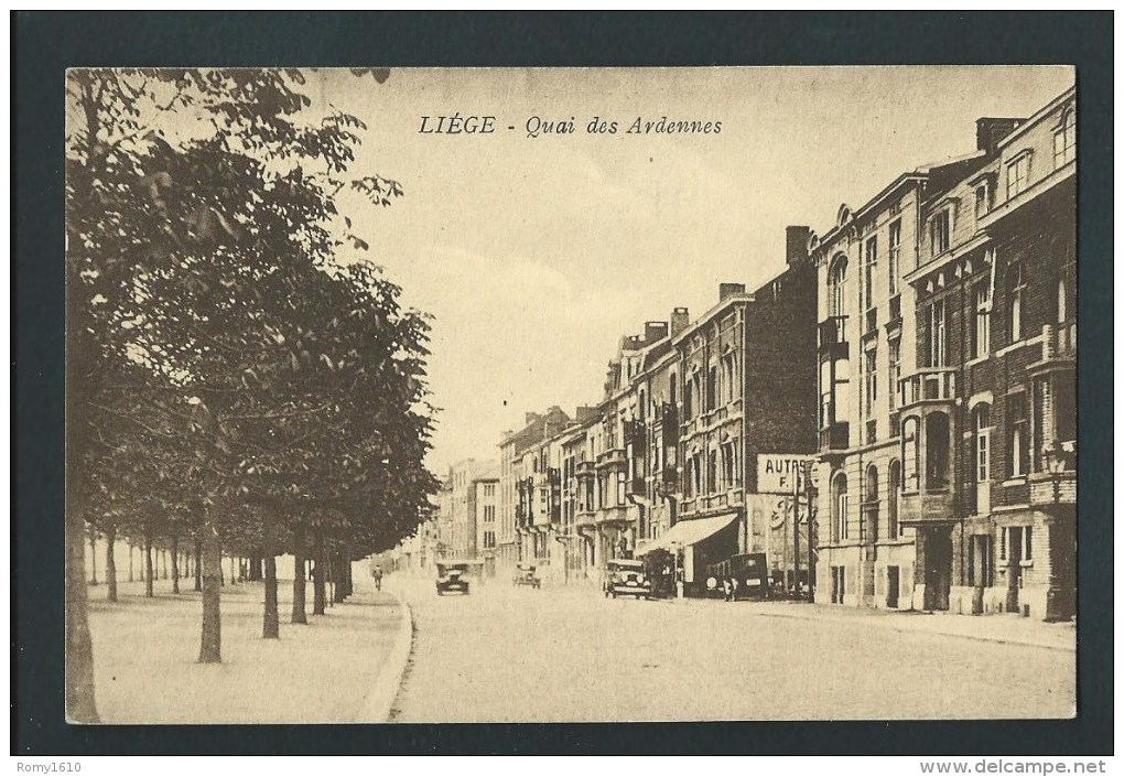 Liège.  Quai Des Ardennes. Voitures. - Liege