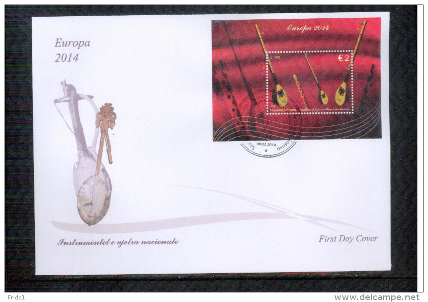 Kosovo 2014 Europa Cept Block FDC - 2014