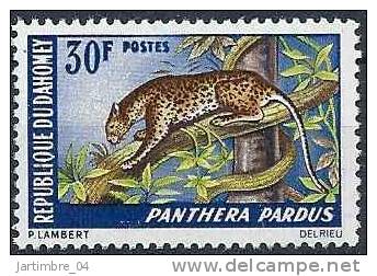 1968-69 DAHOMEY  268** Panthère - Benin - Dahomey (1960-...)