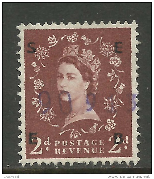 GB 1958 - 65 QE2 2d Revenue Wilding Wmk 179 Ovpt S E E B. ( F940 ) - Fiscaux