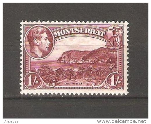 Montserrat 1938 ,Carr's Bay ,1sh KG VI ,Perf.13 ,Sc 99a ,VF MLH* OG (A-1) - Montserrat
