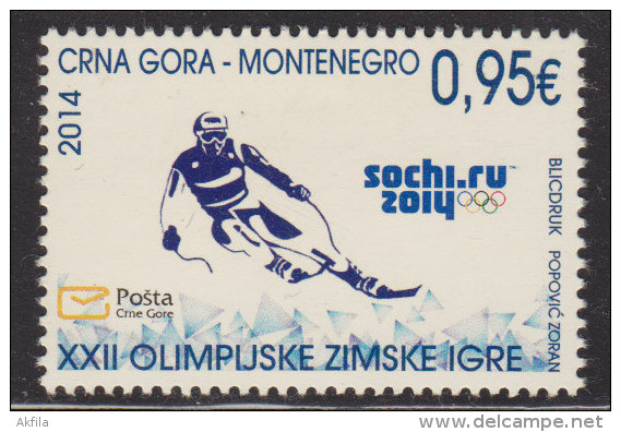 Montenegro, 2014, Sochi Winter Olympics, MNH (**) - Montenegro