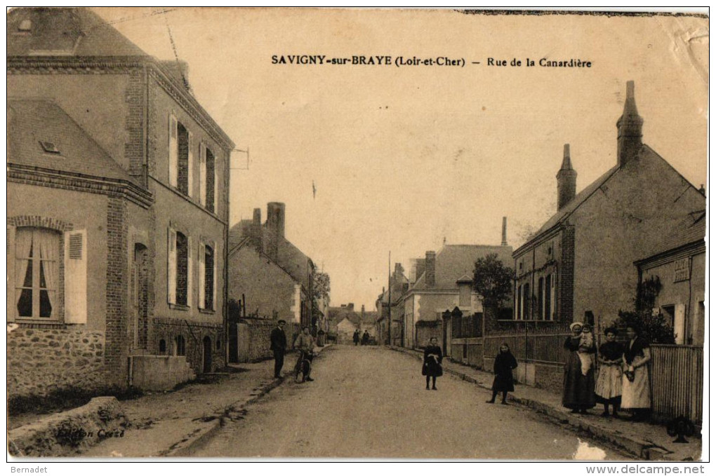 SAVIGNY SUR BRAYE  .. RUE DE LA CANARDIERE - Autres & Non Classés