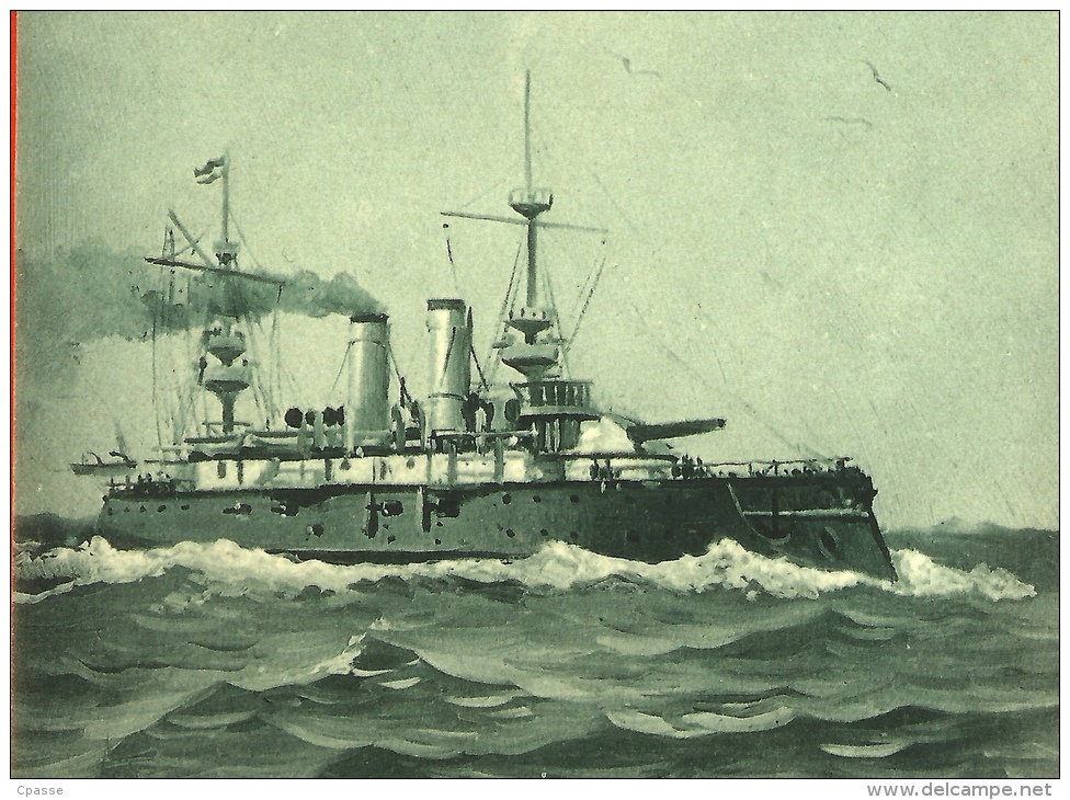 CPA Tarjeta Postal BATEAU De GUERRE "Crucero Cardenal Cisneros" Illustrateur Ricardo VERDUGO LANDI Espana Spain Espagne - Warships