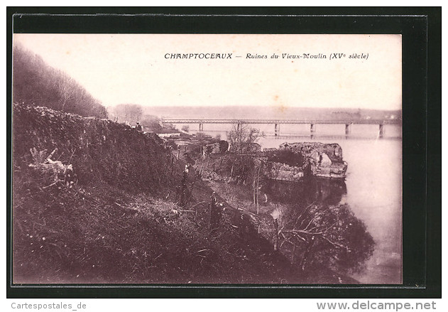 CPA Champtoceau, Ruines Du Vieux-Moulin, XVe Siecle - Otros & Sin Clasificación