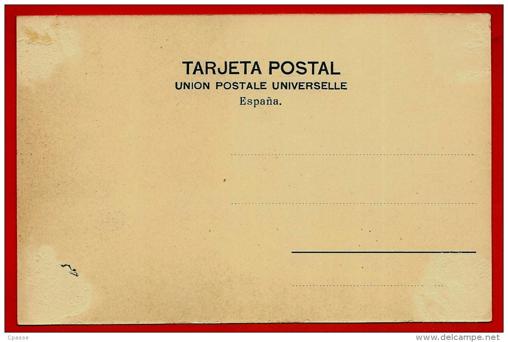 CPA Tarjeta Postal BATEAU De GUERRE "GALICIA" Illustrateur Ricardo VERDUGO LANDI Espana Spain Espagne - Warships