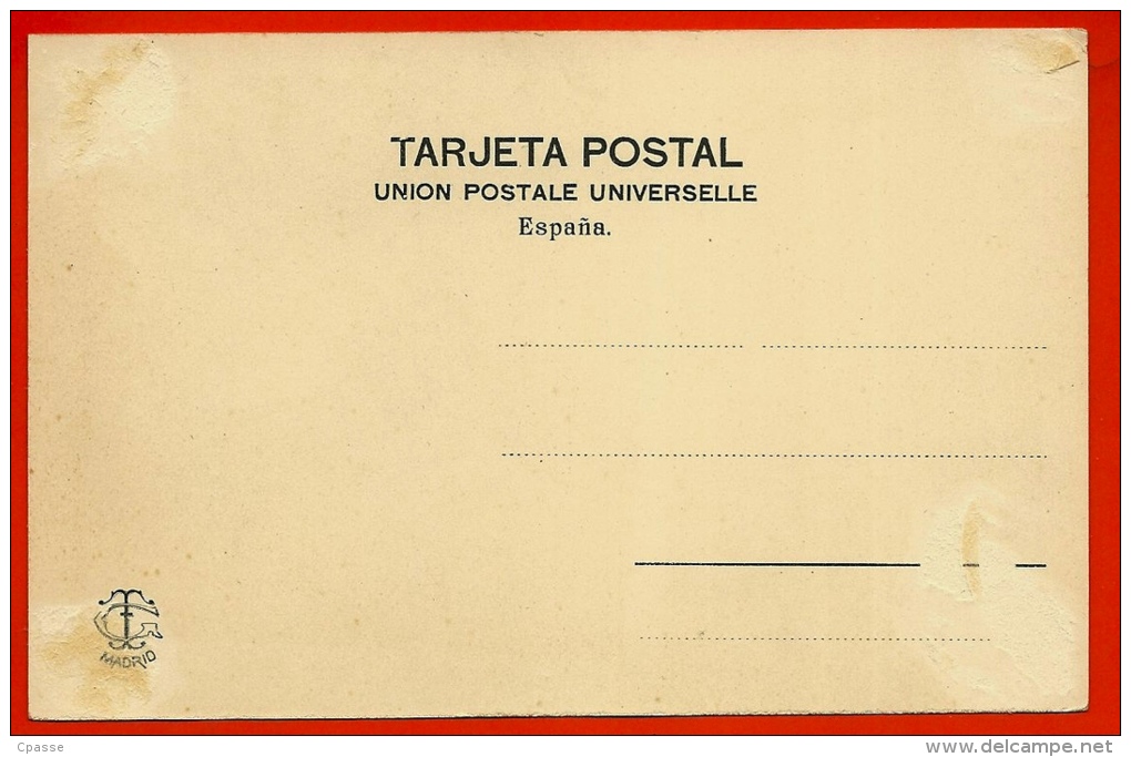 CPA Tarjeta Postal BATEAU De GUERRE Aviso "GIRALDA" YATE REAL, Illustrateur Ricardo VERDUGO LANDI Espana Spain Espagne - Warships