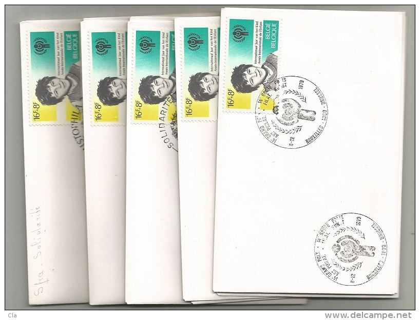 1955/7  Petite Enveloppe  Obl Premier Jour  BXL(2)  Koksijde  St Nicolas  Spa - Sonstige & Ohne Zuordnung